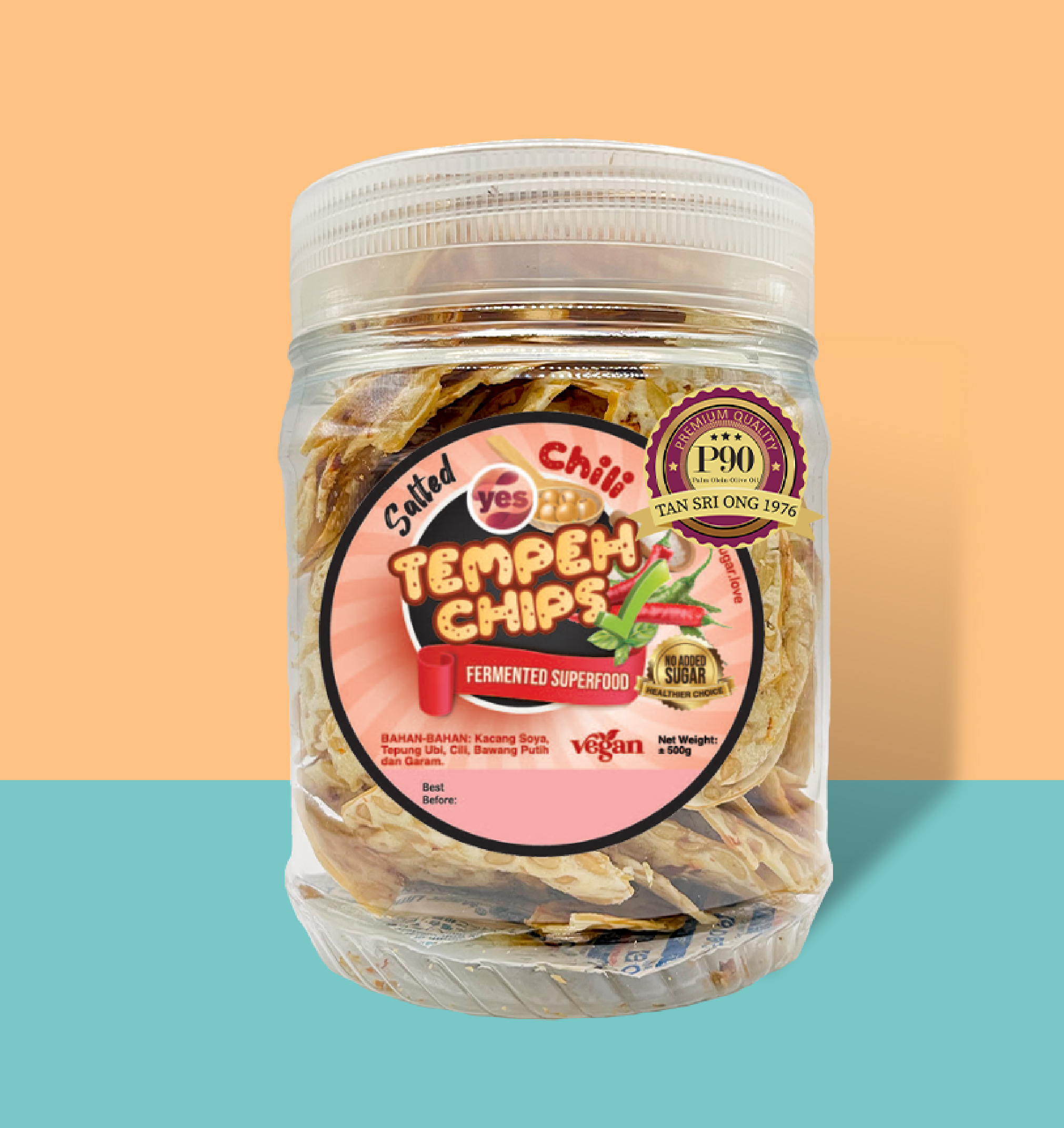 Nonosugar Tempeh Chips Chili Salted